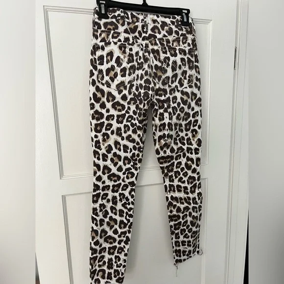 COPY - Mother denim high waisted looker ankle size 25 leopard print - Picture 5 of 5
